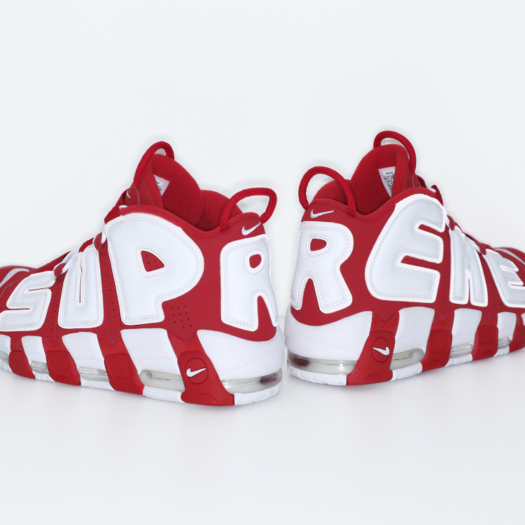 Supreme Nike Uptempo Red White